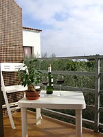 Habitaciones con vistas al mar en Camping Cala d'Oques