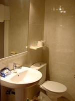 Cuarto de baño privado en Camping Cala d'Oques