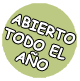 Abierto todo el año